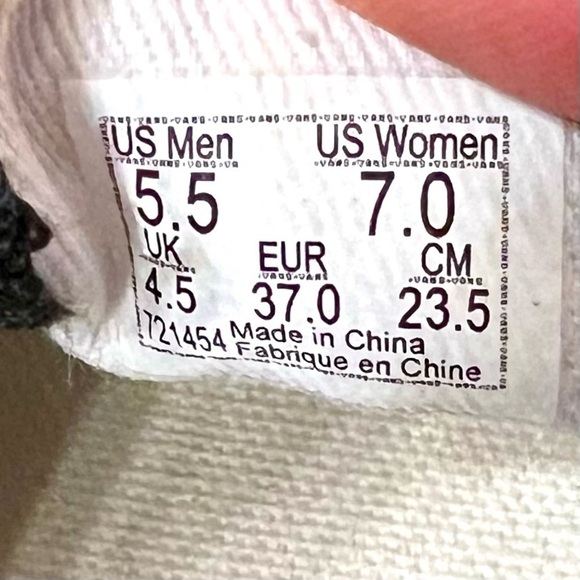 VANS Customs Team Simplr Classic Slip On Blue yellow Checkerboard Rare women’s 7 - Picture 9 of 9